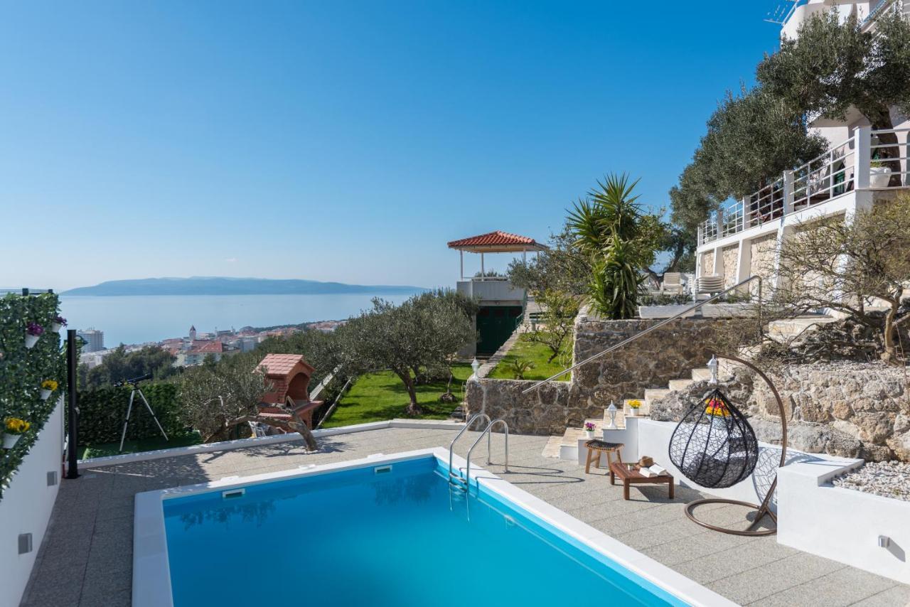 Villa Petra Apartment With Private Pool Makarska Eksteriør billede